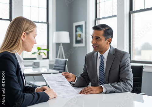 Accountant Explaining Tax Regulations to Client