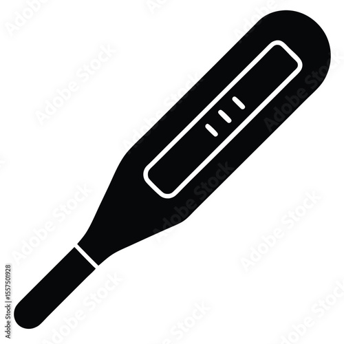 Digital Thermometer Modern Display