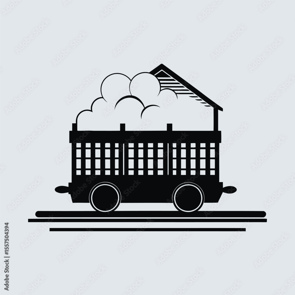 Naklejka premium shopping cart icon