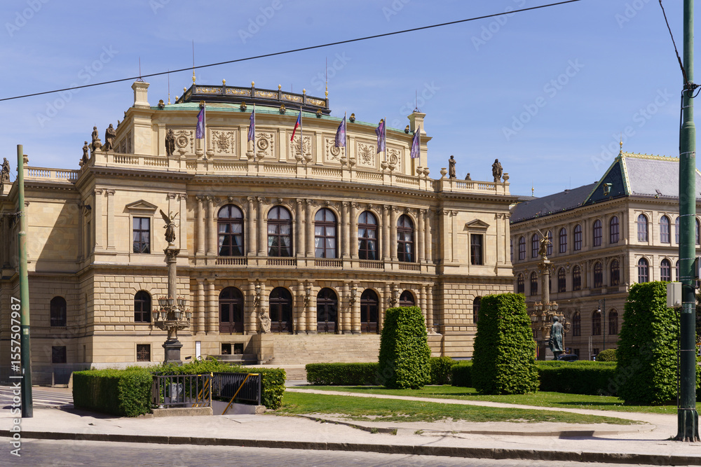 Fototapeta premium Rudolfinum concert hall and art gallery in Prague