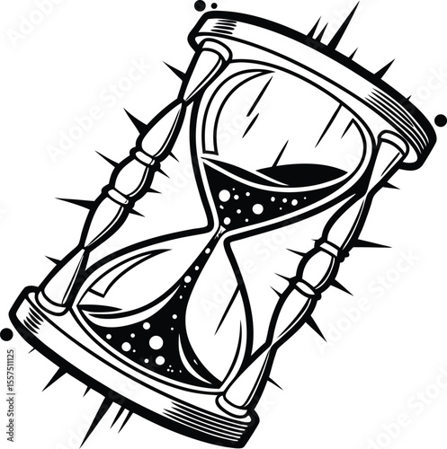 Pirate ship vector illustration for tattoo art design symbol drawing