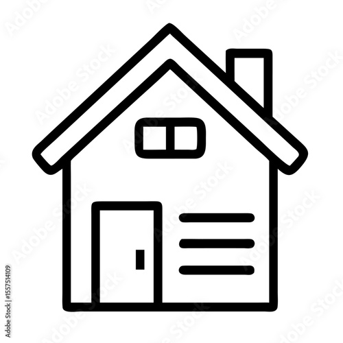 Home vector art on white background