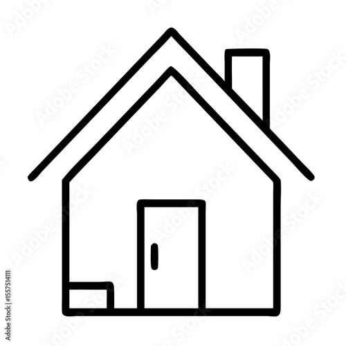 Home vector art on white background