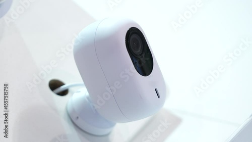 Professional 4K Security Cameras. Concept of surveillance, privacy, crime, technology, spy, equipment, protection and safety