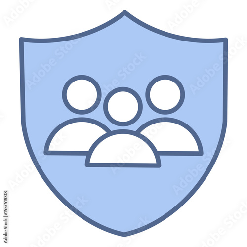 Safety Culture Blue Icon