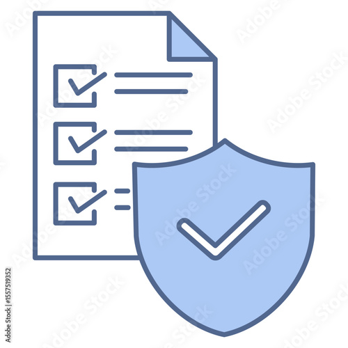 Incident Reporting Blue Icon