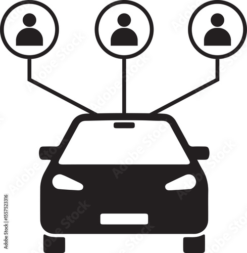 Car Sharing Network Connecting People Through Ridesharing