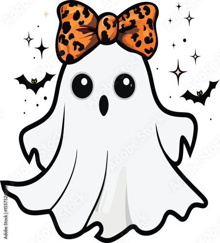 Cute Boo vector 