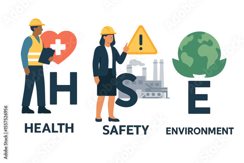 The concept of HSE encompasses occupational safety, health administration, production factories, and the environment