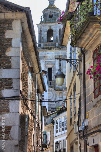 Cityscape of Lugo in Galicia, Spain