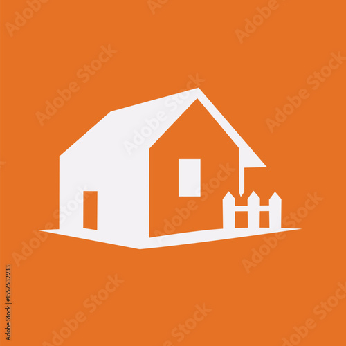 Adobe Illustrator Artwork, This design, inspired by a minimalist house. This logo is perfect for you, especially businesses related to residential property.