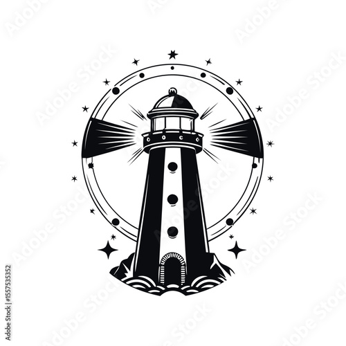 lighthouse vector illustration