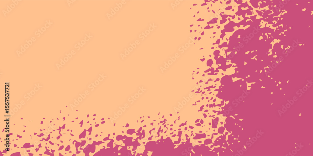 Obraz premium Minimal Abstract Orange And Red Grunge Scratch Background Template