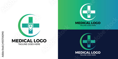 Creative medical logo design vector template. Health logo collection