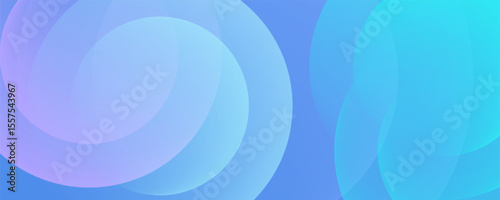 Modern banner background. colorful, blue and purple gradations, circles, eps 10