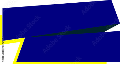 double layer blue yellow
