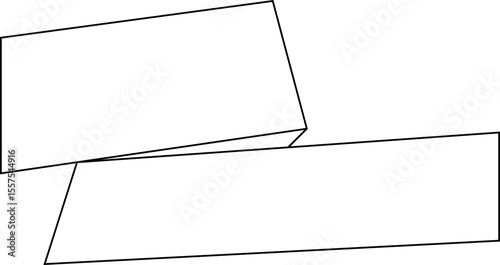 outlined banner box