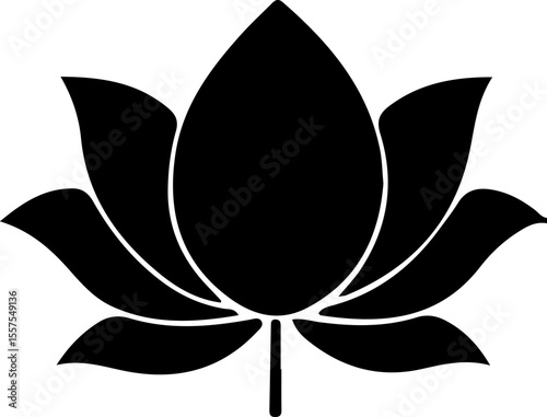 Water Lily Silhouette Vector Art, Water Lily Vector Design, Water Lily Black and White Art, Water Lily Outline Illustration, Water Lily Minimalist Vector, Water Lily Shadow Graphic, Water Lily Floral 