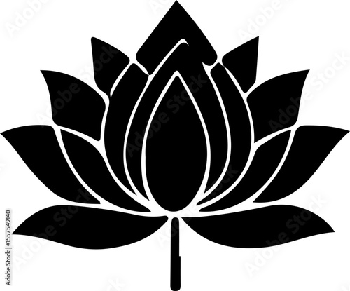 Water Lily Silhouette Vector Art, Water Lily Vector Design, Water Lily Black and White Art, Water Lily Outline Illustration, Water Lily Minimalist Vector, Water Lily Shadow Graphic, Water Lily Floral 