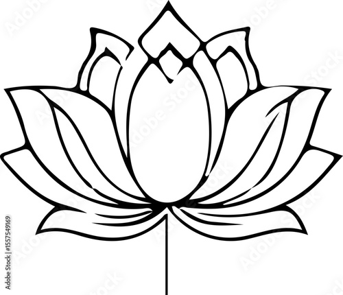 Water Lily Silhouette Vector Art, Water Lily Vector Design, Water Lily Black and White Art, Water Lily Outline Illustration, Water Lily Minimalist Vector, Water Lily Shadow Graphic, Water Lily Floral 