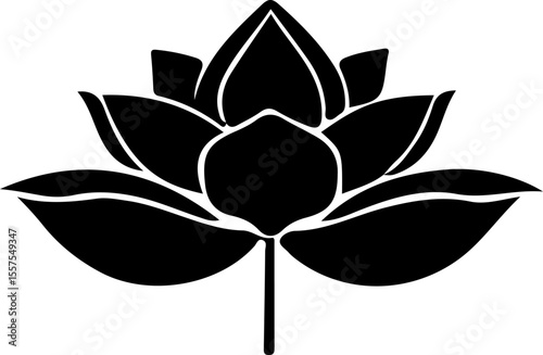 Water Lily Silhouette Vector Art, Water Lily Vector Design, Water Lily Black and White Art, Water Lily Outline Illustration, Water Lily Minimalist Vector, Water Lily Shadow Graphic, Water Lily Floral 