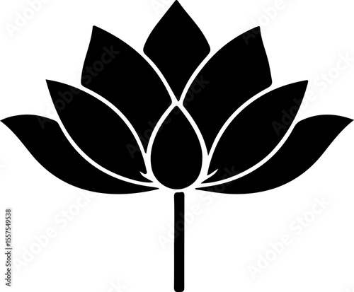 Water Lily Silhouette Vector Art, Water Lily Vector Design, Water Lily Black and White Art, Water Lily Outline Illustration, Water Lily Minimalist Vector, Water Lily Shadow Graphic, Water Lily Floral 