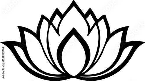 Water Lily Silhouette Vector Art, Water Lily Vector Design, Water Lily Black and White Art, Water Lily Outline Illustration, Water Lily Minimalist Vector, Water Lily Shadow Graphic, Water Lily Floral 