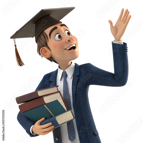 graduate with diploma