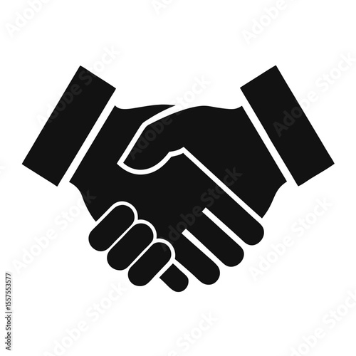 Handshake Icon Partnership, Agreement, Collaboration Symbol