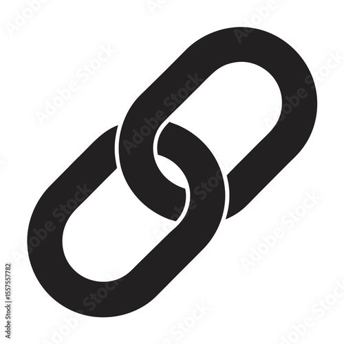 chain link on white background