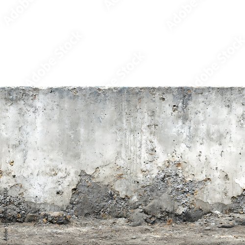 Grungy Concrete Wall Texture Seamless Background for Design Projects white background against transparent Background