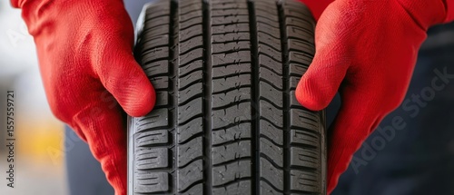 automotive repair tire maintenance fuel efficiency. Mechanic explaining fuel-efficient driving habits, including tire care best practices photo