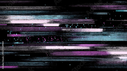 Abstract glitch art background digital noise texture