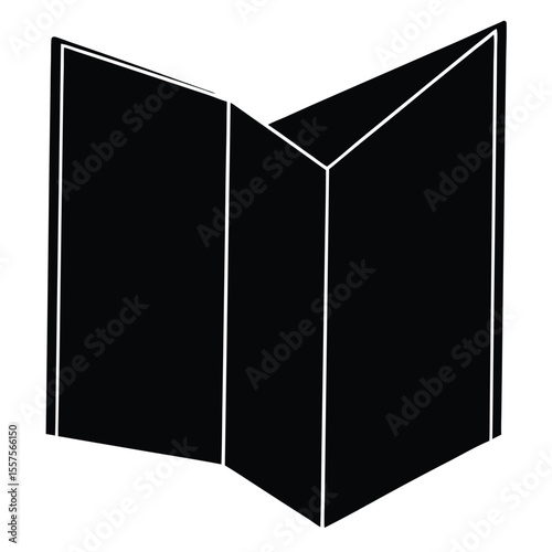 Business Brochure Folded Mockup