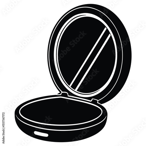 Compact Mirror Case Illustration