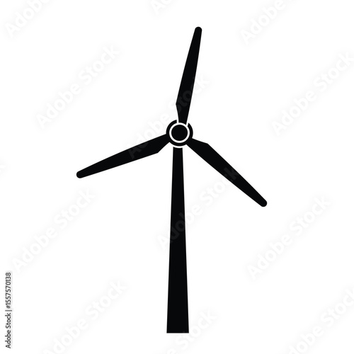 wind turbine isolated on white
