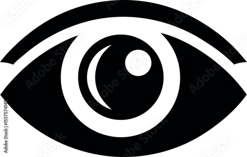 eye icon . eyesight symbol , eye, view, vision icons in flat style
