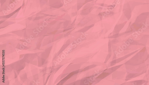 Realistic crumpled paper texture background in vector format. Suitable for design projects, vintage effects, or grunge-style artwork.