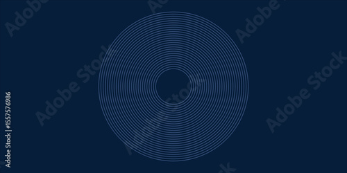 Dark blue dynamic abstract vector background with diagonal lines. 3d business presentation banner cover for sales event evening party. Fast moving circles, soft wave lines and decoration lines. Ep 10