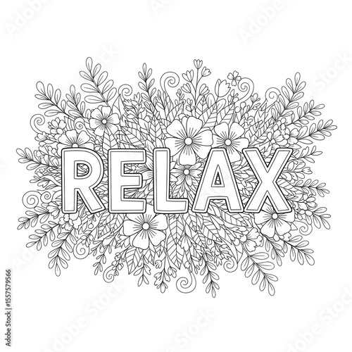 RELAX Nature: Calm Floral Design for Mindfulness