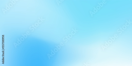 Abstract clear blue sky. Pastel rainbow. Light blue  white color vector banner. Pastel gradient sky pattern. Simple art modern good nice