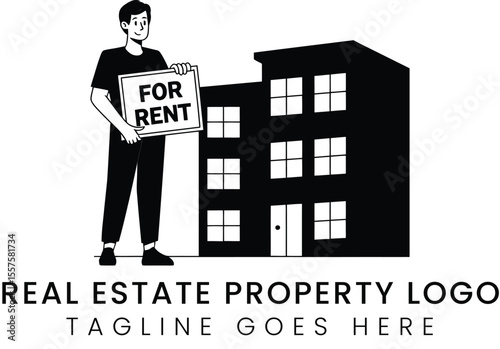 Real estate rental property showing, offering apartment and house leasing