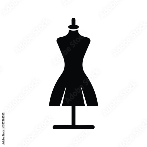 Dressmaker mannequin silhouette