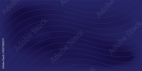 A dark blue graphic consisting of curves and lines arranged in a curved pattern on a black background is suitable for use in the context vector eps10