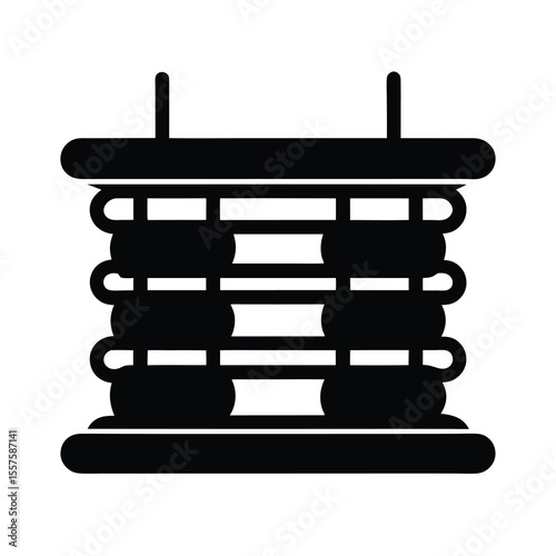 Vehicle Air Suspension System Silhouette