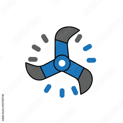 Flat vector of a cooler