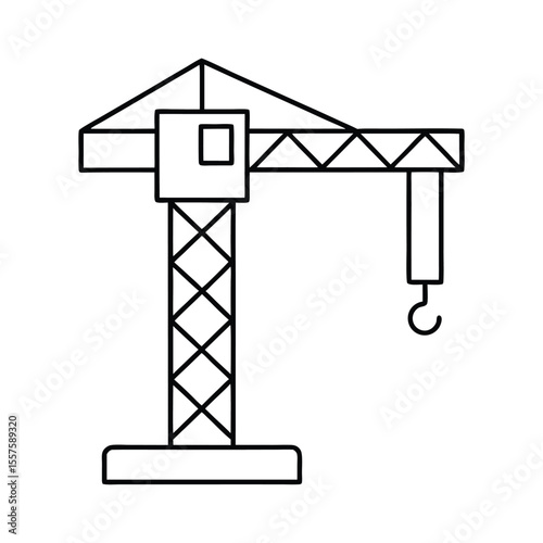 vector drawing of a building
