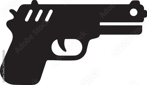  Gun Vector Icon for Game, Animation, and Fun Designs.