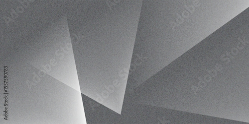 Grainy gradient background, grey black white monochrome abstract noise texture banner backdrop. vector background