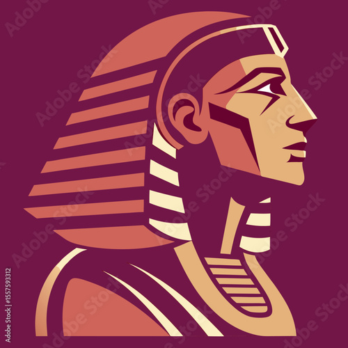Modern sphinx profile design with clean and elegant typography